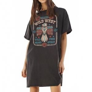 NEW HRT & LUV curvy wild west dress in black